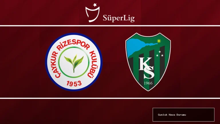 Rizespor Kocaelispor maçı 2026-02-20 - Süper Lig