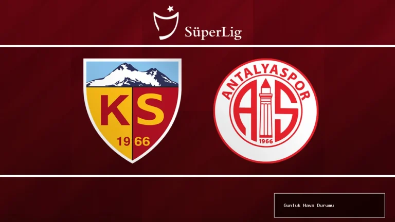 Kayserispor Antalyaspor maçı 2026-02-22 - Süper Lig